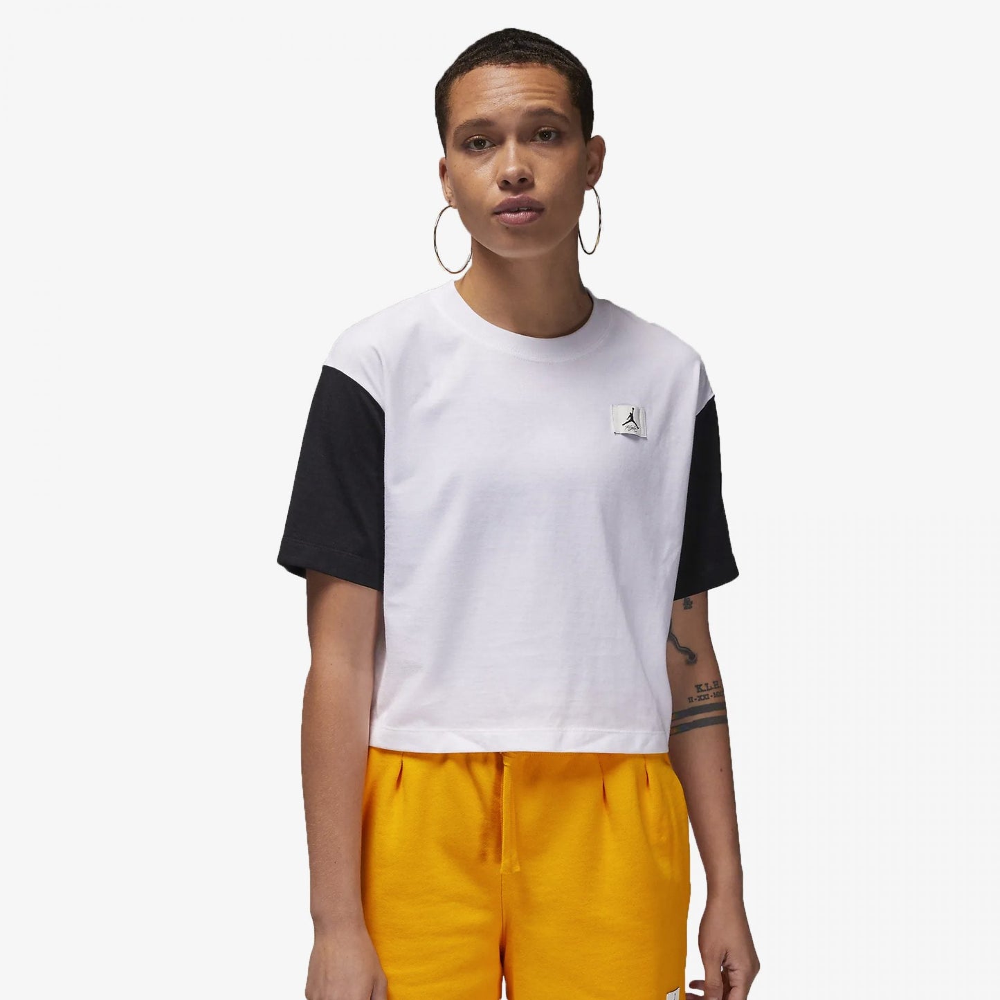 Jordan | WMN'S JORDAN ESSEN BOXY TEE 2 'BLACK/WHITE'