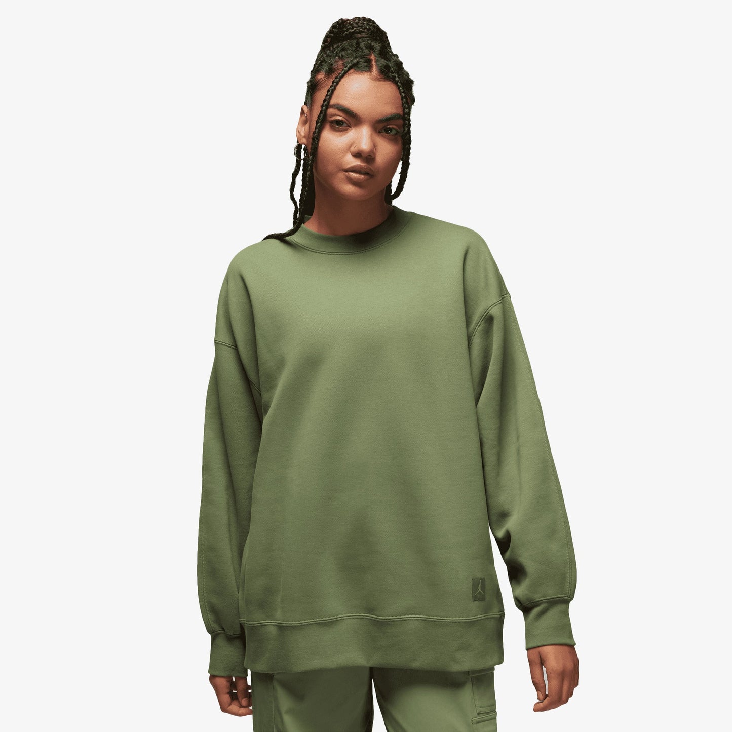 WMN'S FLIGHT FLEECE  'SKY J LT OLIVE'