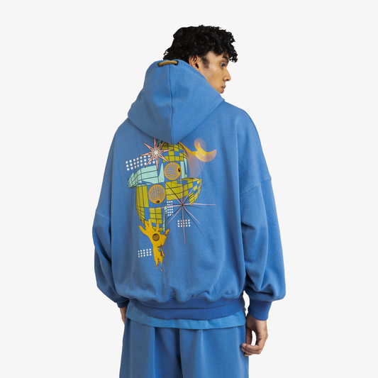 SPACEMAN DISCO HOODIE  'BLUE'