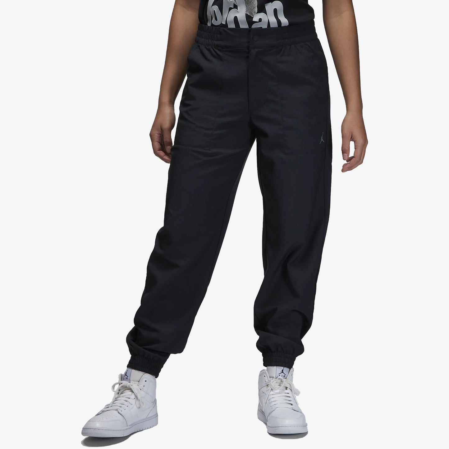 WMN'S WOVEN PANTS  'BLACK/SMOKE GREY'