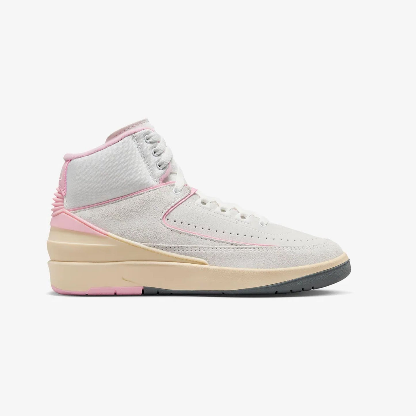 WMN'S AIR JORDAN 2 RETRO  'SUMMIT WHITE/GYM RED-MED SOFT PINK'