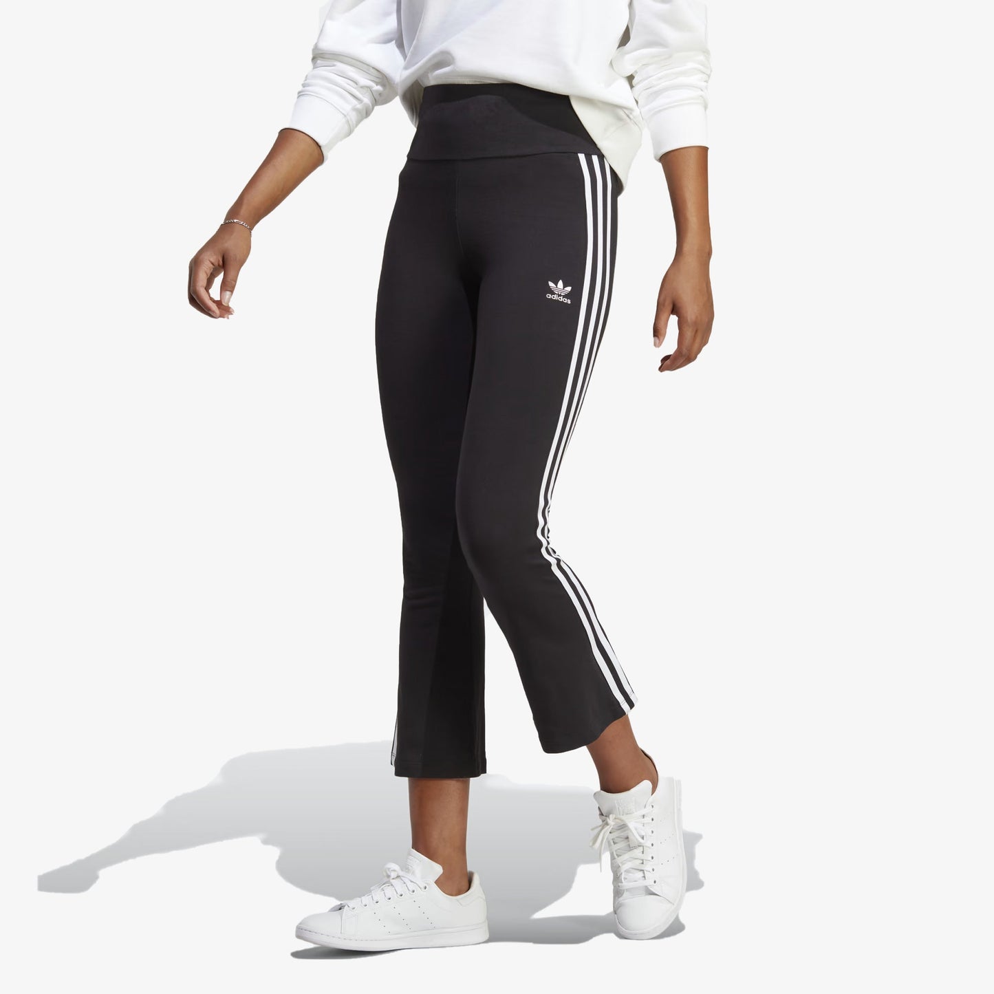 ADICOLOR CLASSICS 3-STRIPES 7/8 FLARE LEGGINGS  'BALCK'