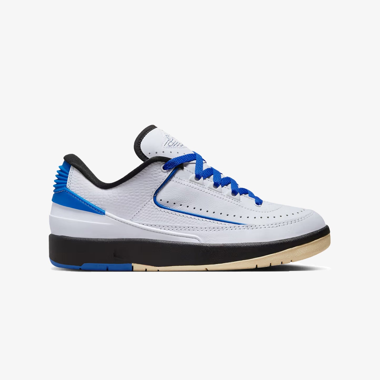 WMN'S AIR JORDAN 2 RETRO LOW  'WHITE/VARSITY ROYAL-BLACK-MUSLIN'