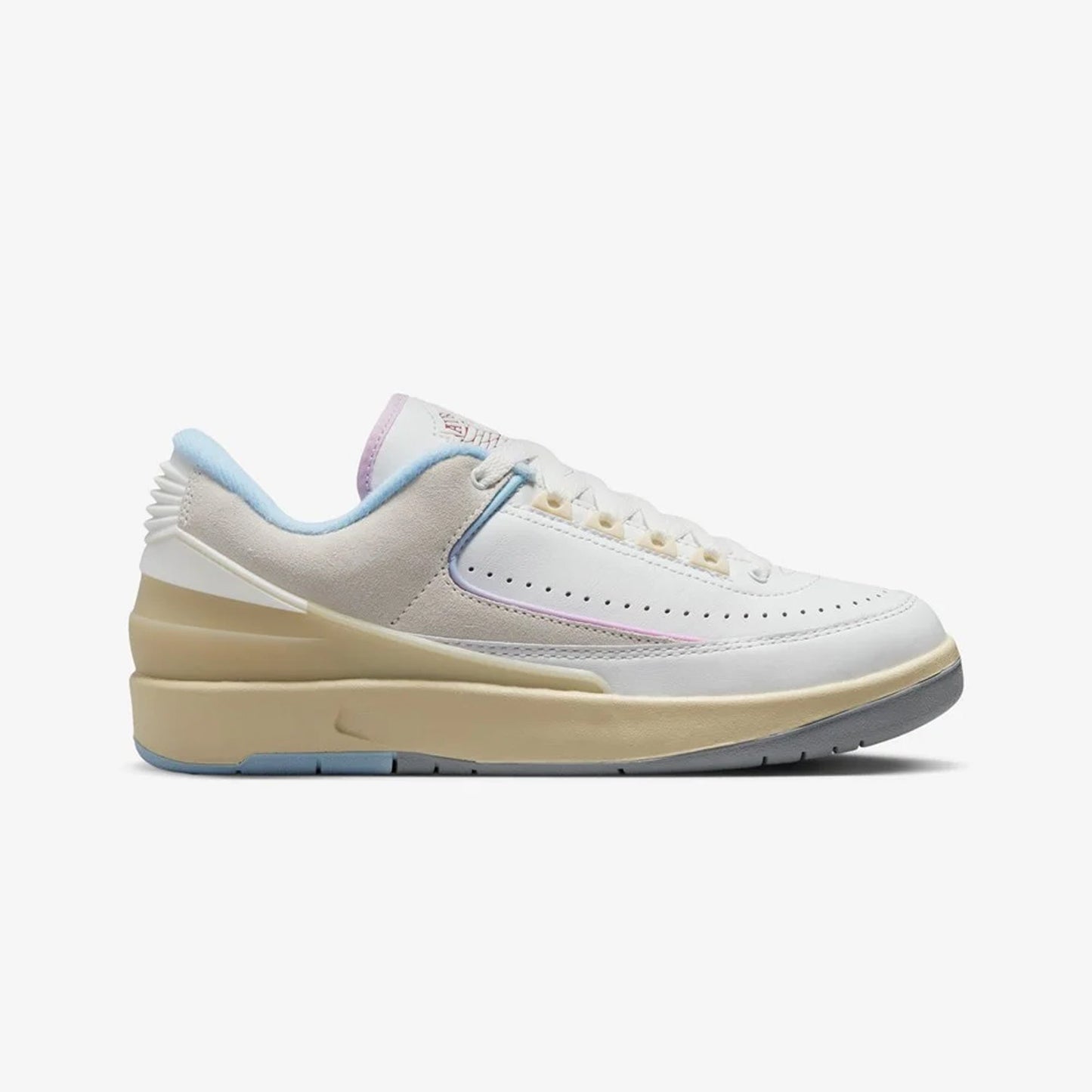 WMN'S AIR JORDAN 2 RETRO LOW  'SUMMIT WHITE/VARSITY RED-ICE BLUE'