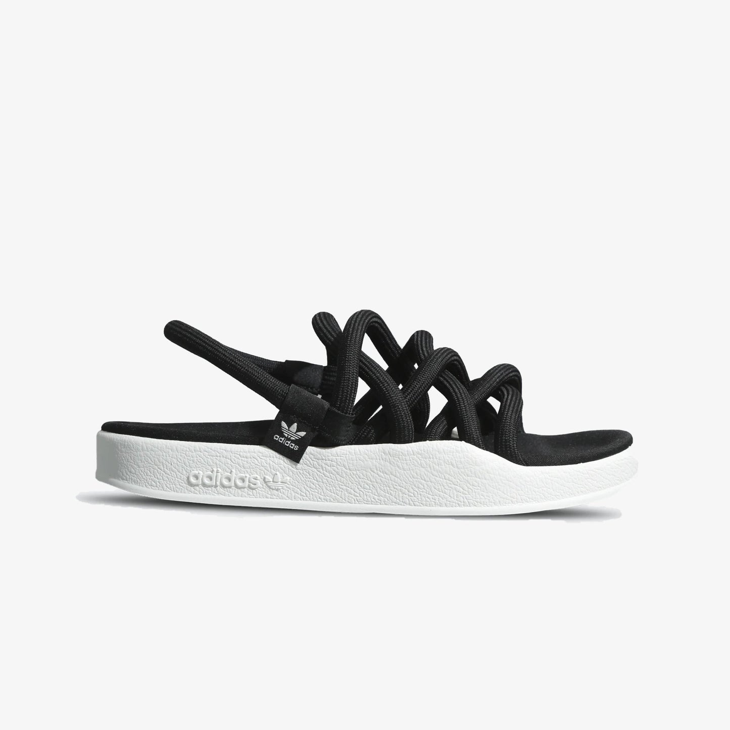 WMN'S ADILETTE NODA SANDALS  'BLACK/WHITE'