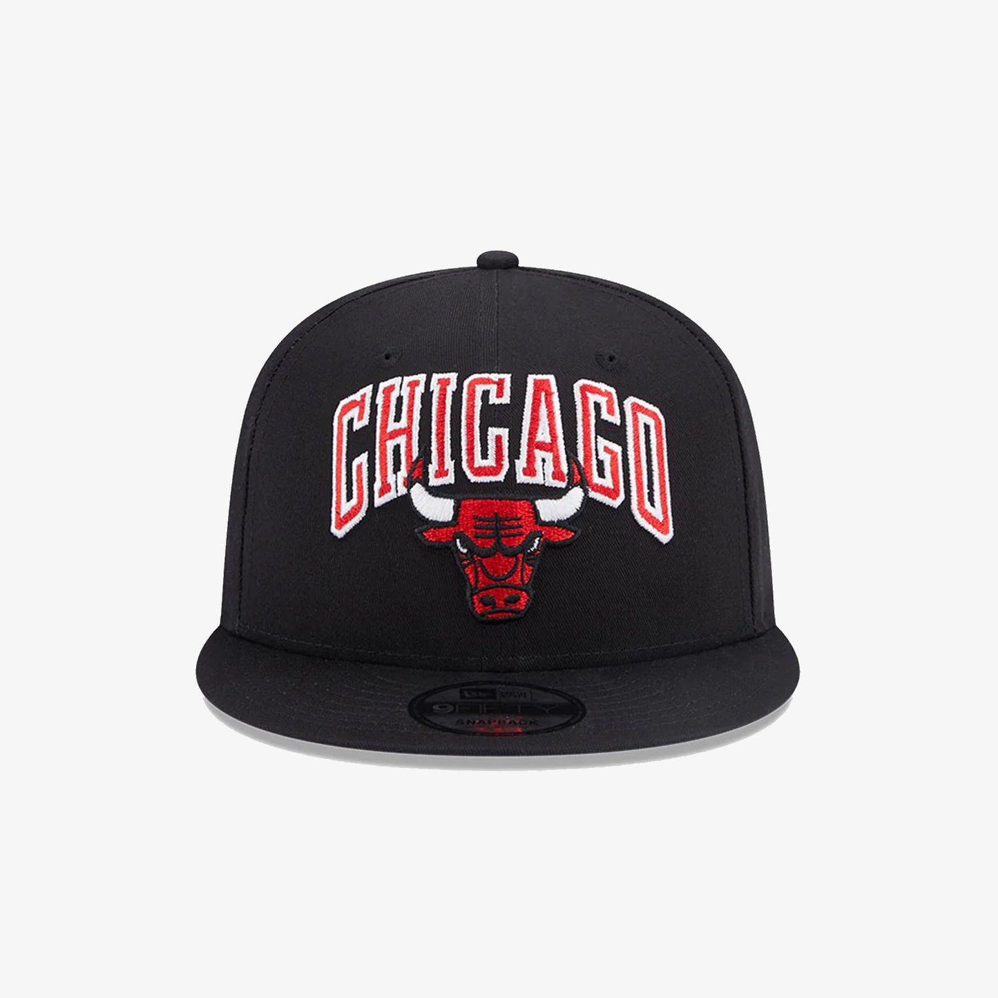 CHICAGO BULLS NBA PATCH BLACK 9FIFTY SNAPBACK CAP  'BLACK'