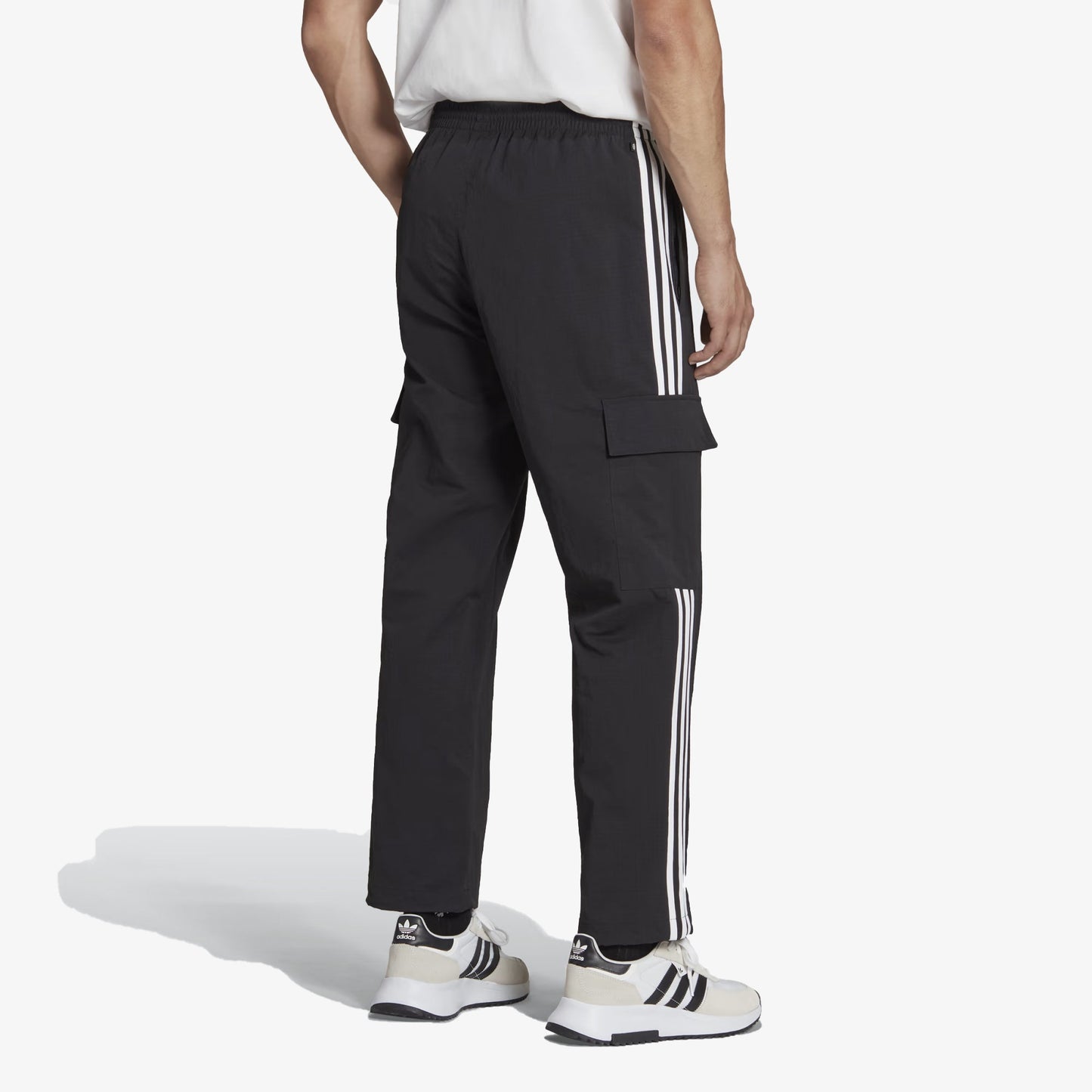 ADICOLOR CLASSICS 3-STRIPES CARGO PANTS  'BLACK'