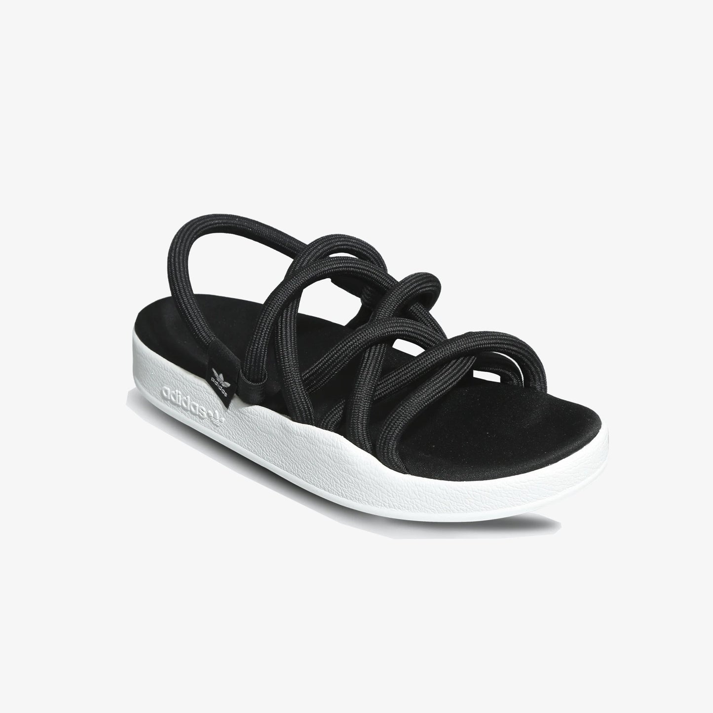 WMN'S ADILETTE NODA SANDALS  'BLACK/WHITE'