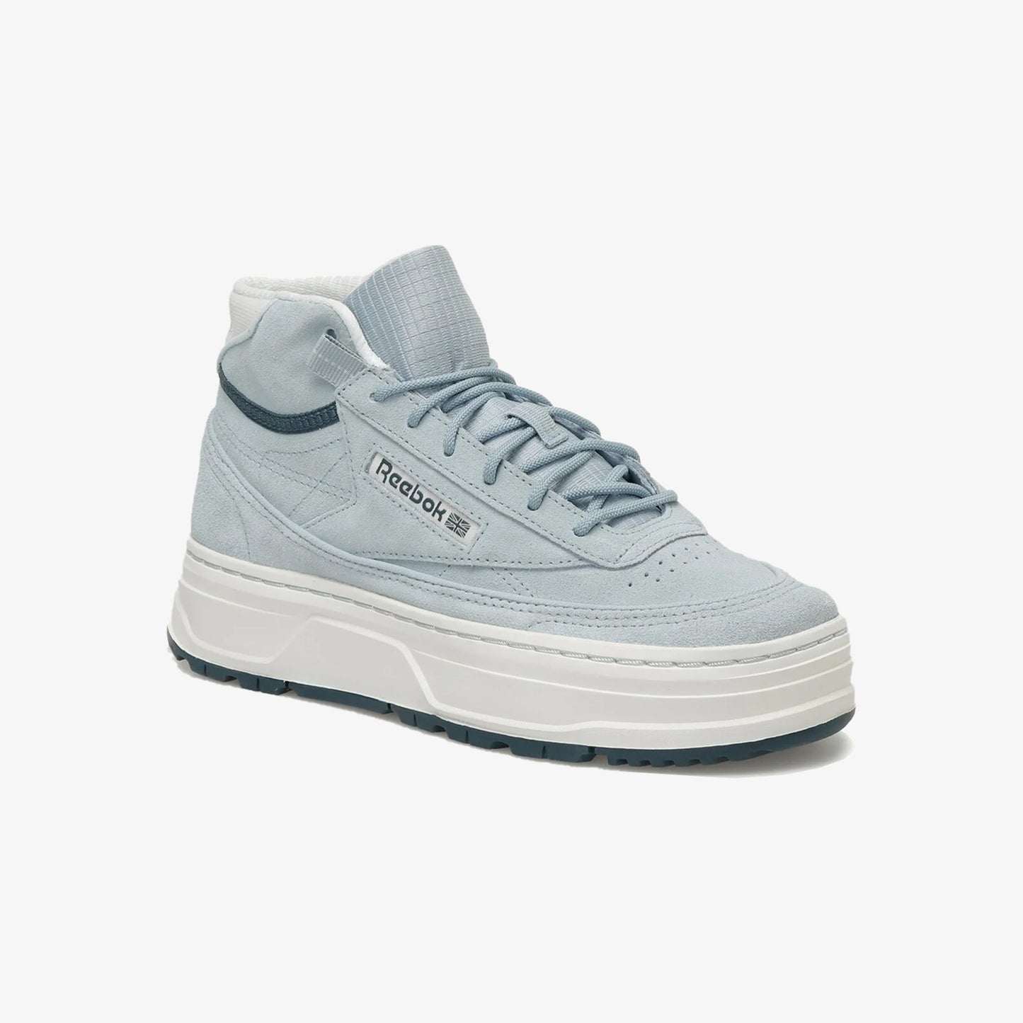 WMN'S CLUB C GEO MID  'GRAY/WHITE/WHITE'