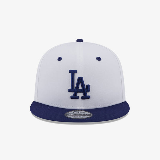 LA DODGERS WHITE CROWN PATCH WHITE 9FIFTY SNAPBACK CAP  'WHITE'