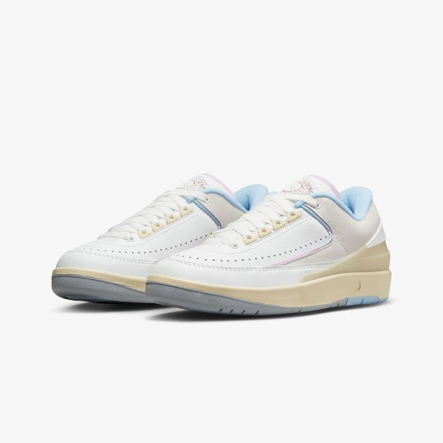 WMN'S AIR JORDAN 2 RETRO LOW  'SUMMIT WHITE/VARSITY RED-ICE BLUE'