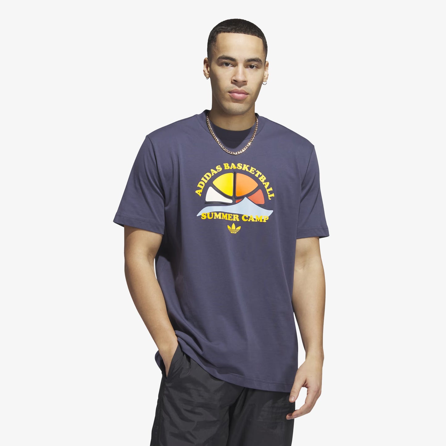 BASKETBALL SHORT SLEEVE TEE  'SHADOW NAVY'