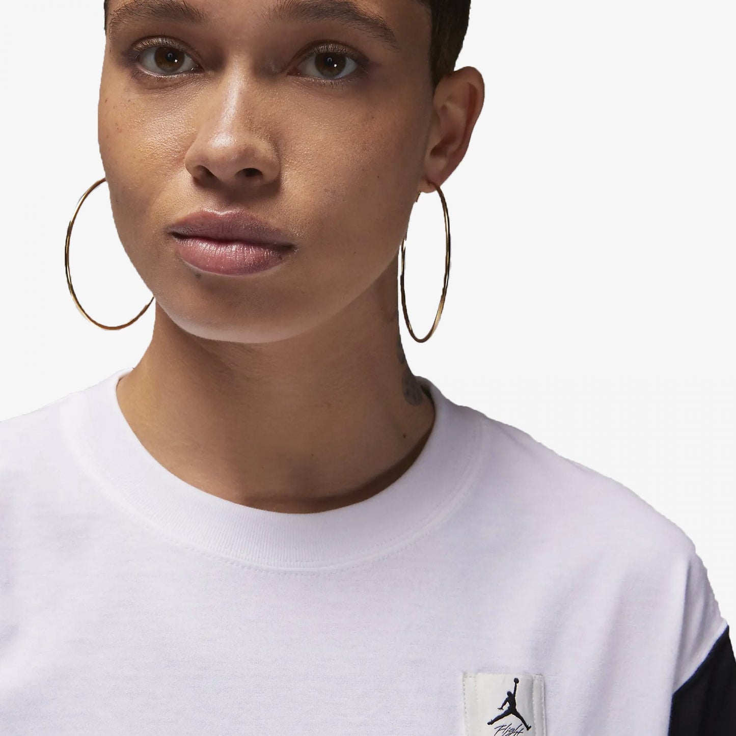 Jordan | WMN'S JORDAN ESSEN BOXY TEE 2 'BLACK/WHITE'