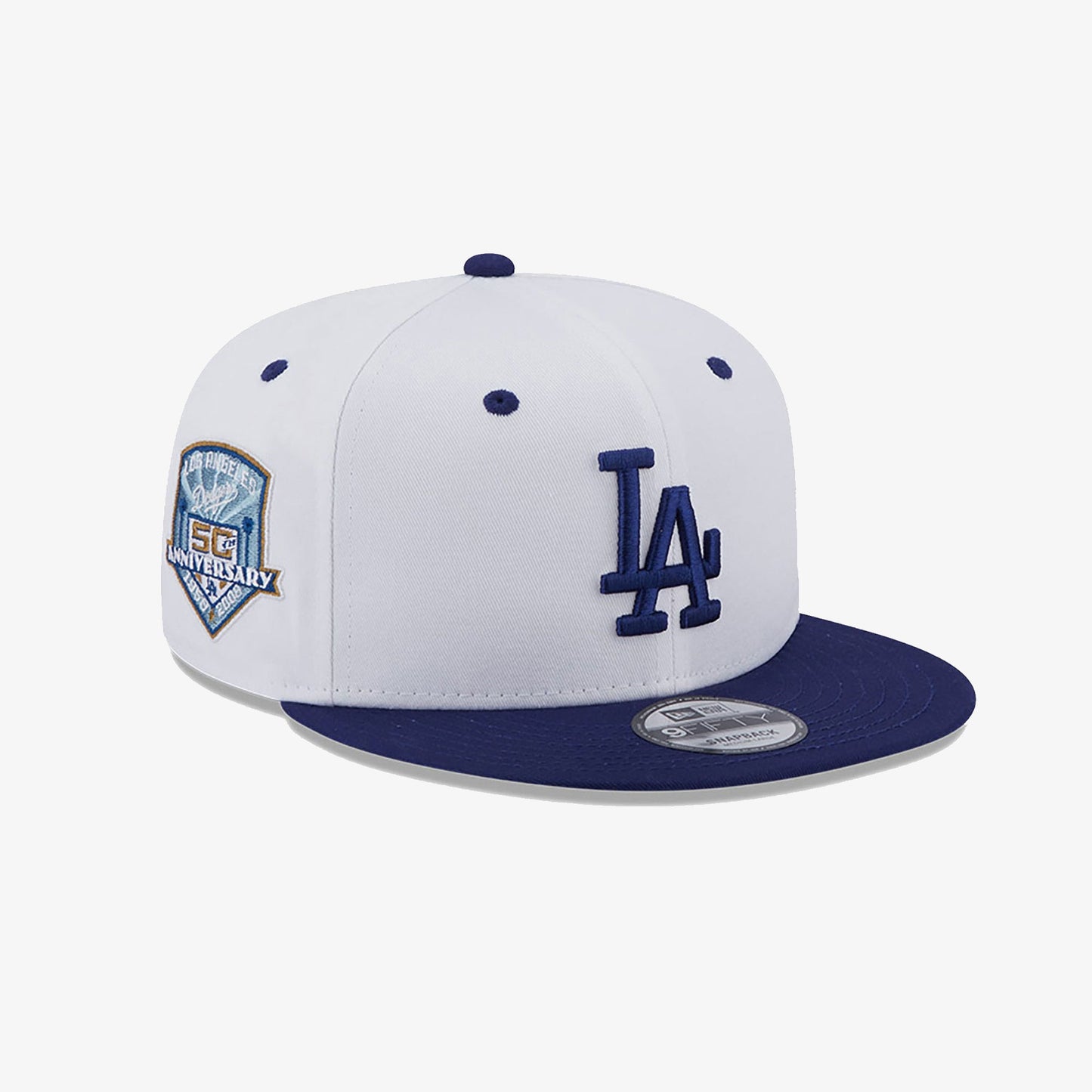 LA DODGERS WHITE CROWN PATCH WHITE 9FIFTY SNAPBACK CAP  'WHITE'