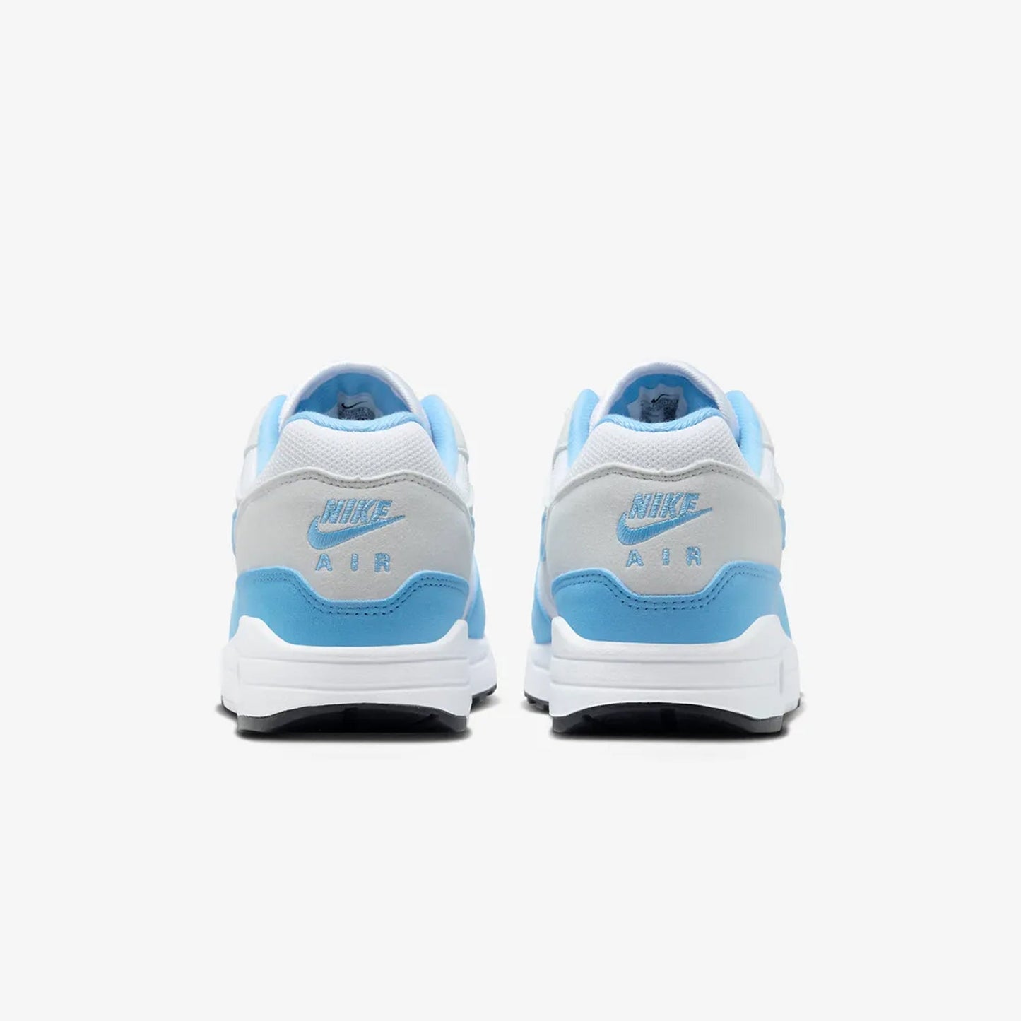 AIR MAX 1  'WHITE/UNIVERSITY BLUE-PHOTON DUST-BLACK'