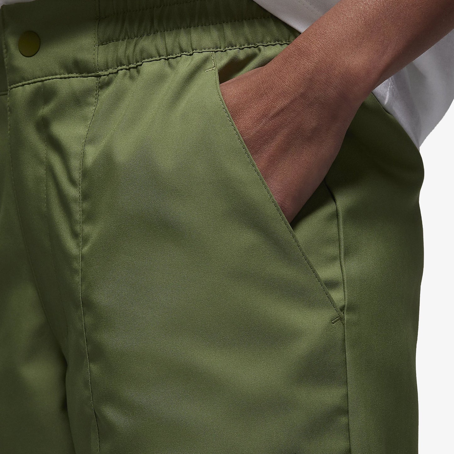 WMN'S WOVEN PANTS  'SKY J LT OLIVE/BLACK'