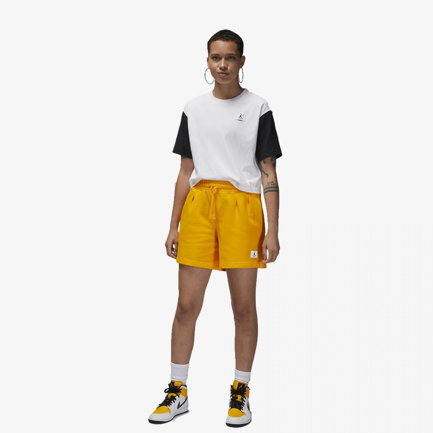 Jordan | WMN'S JORDAN ESSEN BOXY TEE 2 'BLACK/WHITE'