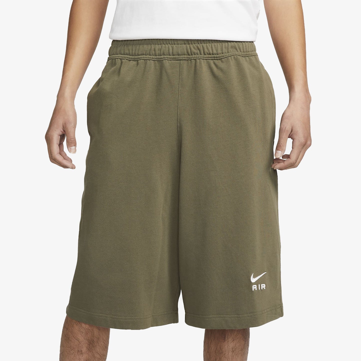 AIR OVERSIZED FLEECE SHORTS  'MEDIUM OLIVE/PHANTOM'