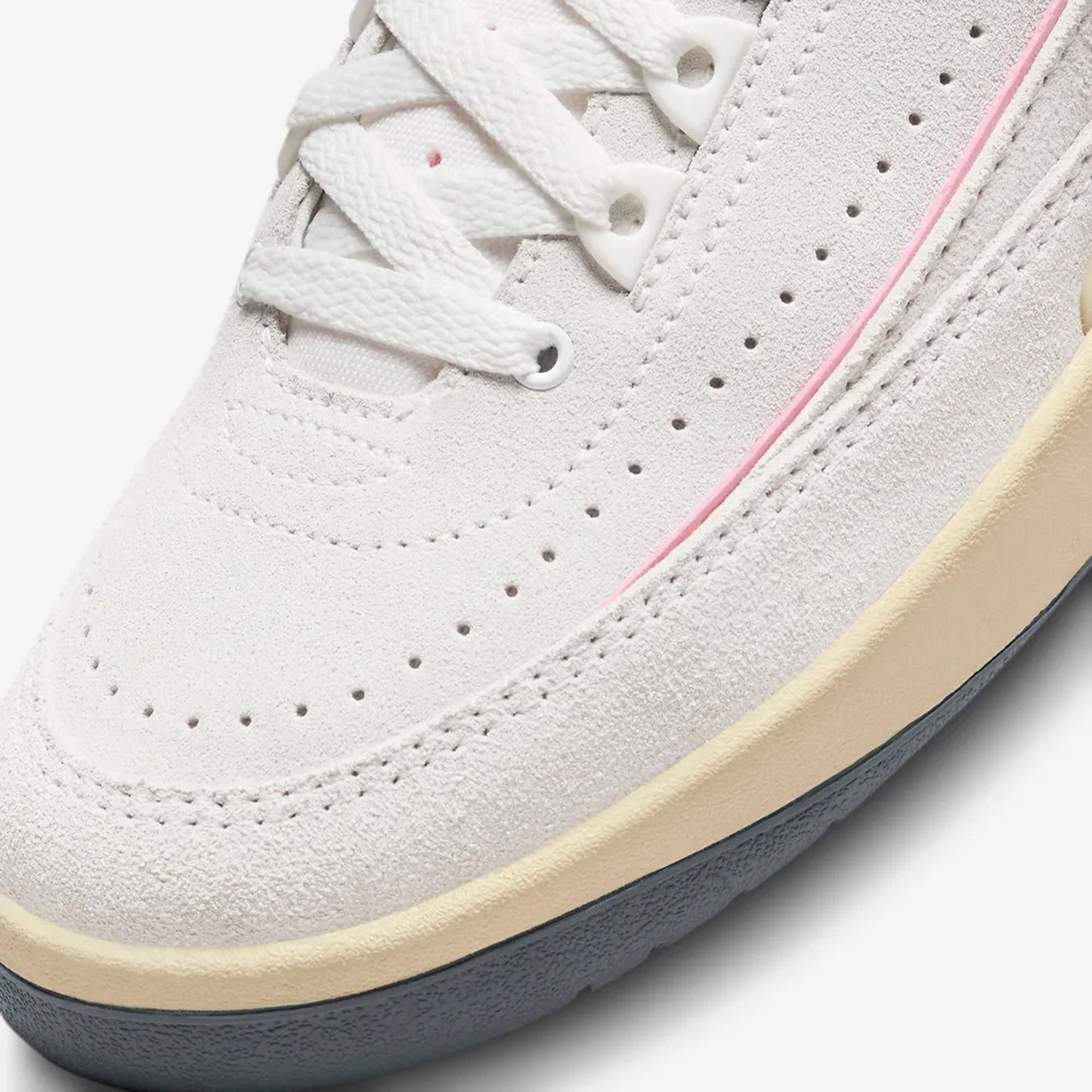 WMN'S AIR JORDAN 2 RETRO  'SUMMIT WHITE/GYM RED-MED SOFT PINK'