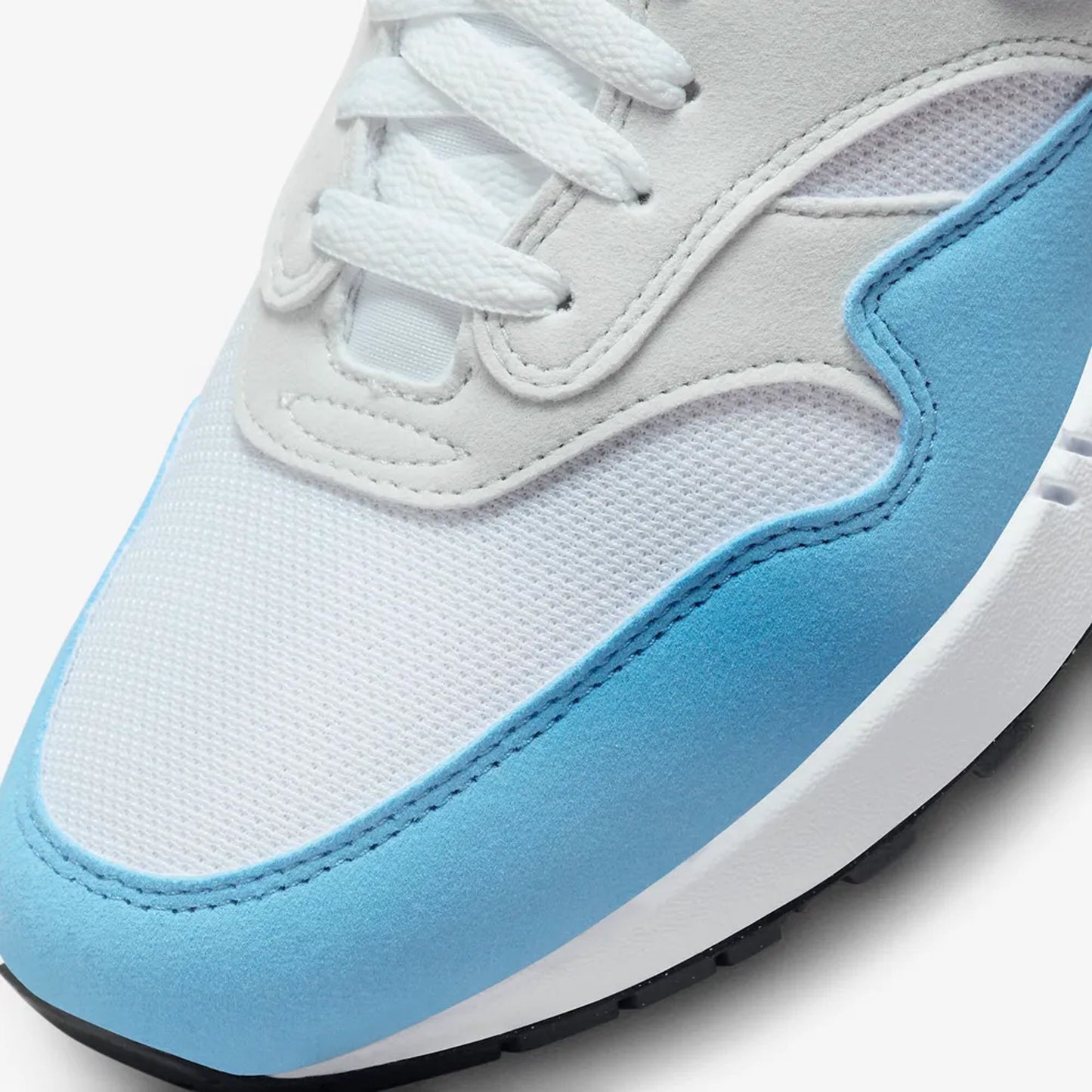 AIR MAX 1  'WHITE/UNIVERSITY BLUE-PHOTON DUST-BLACK'