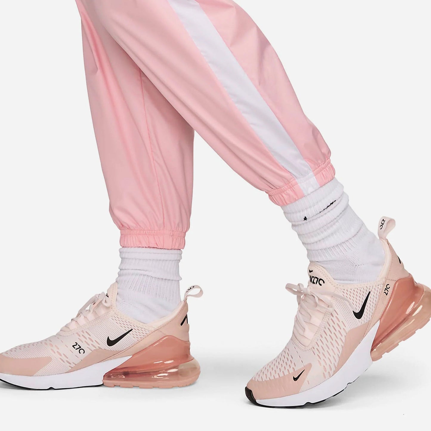 WMN'S WOVEN TROUSERS JOGGERS  'PINK'