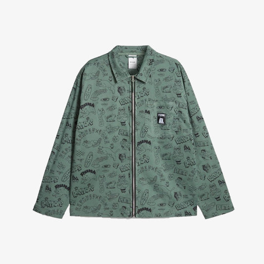 RIPNDIP TWILL SHIRT  'EUCALYPTUS'